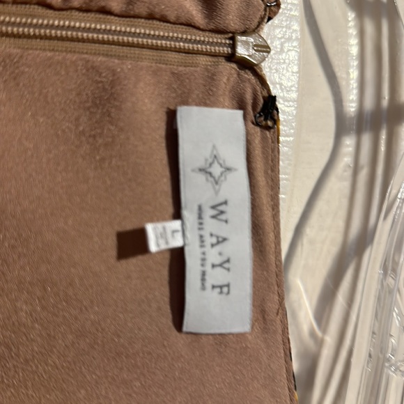 Leopard Print WAYF dress L - Picture 2 of 3